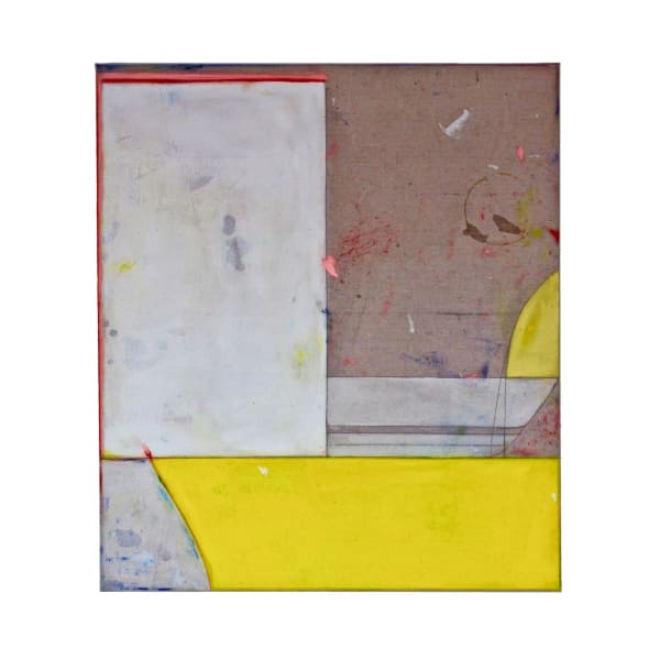 Dana James, Lamb, 2020, 81 × 71cm / 32 × 28in, Oil, pigment, charcoal on canvas