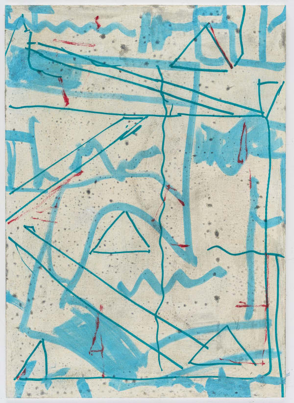 Pius Fox, Regenblick, 2020, 28 × 20cm / 11 1/8 × 7 7/8in, Pencil and egg tempera on paper