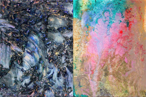 Mills Gabriel Chiiaome S Czardas 2023 48X72 Inch Oil On Wood Panel Diptych 1 2