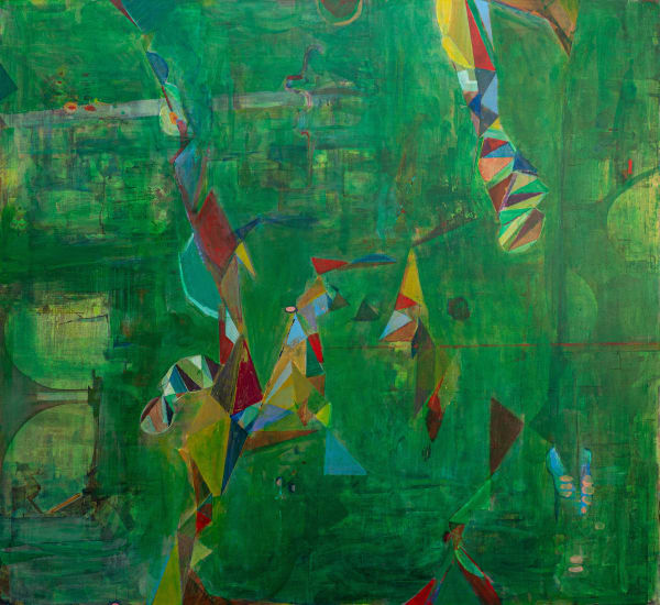 Francisco Alejandro Jim La Decadencia de las Formas en el Trópico No. 3, 2024 Acrylic on canvas 180 × 190 cm 70 7/8 × 74 3/4 in