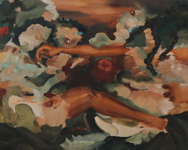 Cartwright Debra Forced To Hold Each Other Down 2022 X In Oil On Canvas 1