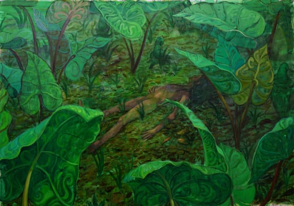 Miguel Alejandro Machado Suárez, Siesta, 2016, 200 x 180cm, Oil on canvas