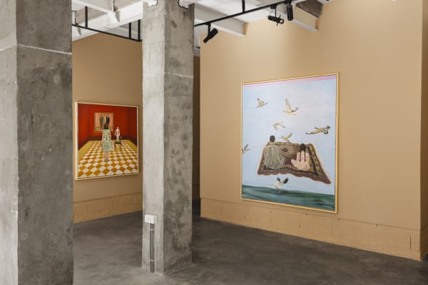 View from Amina Rezki's Solo Show Untitled, Loft Art Gallery Marrakech