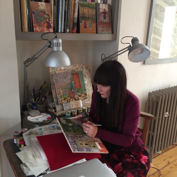 Kate Montgomery Hard at Work in her Home