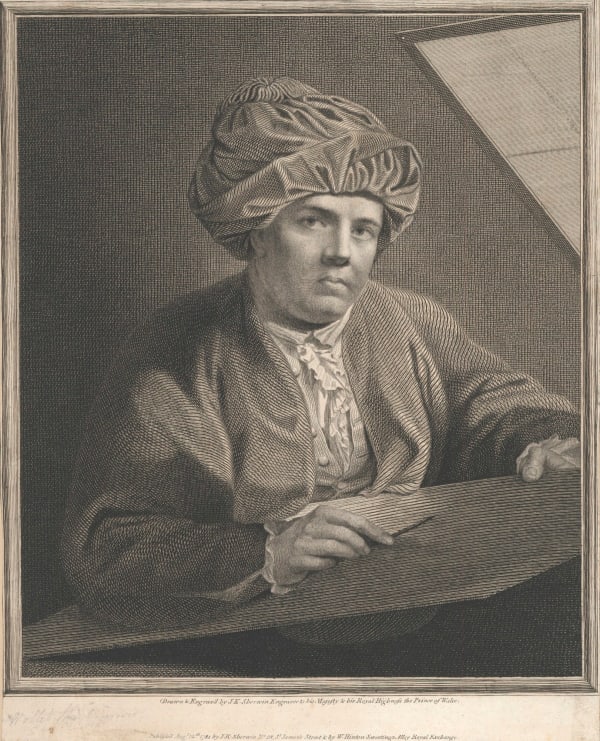John Keyse Sherwin, Portrait of William Woollett, 1784 Line-engraving