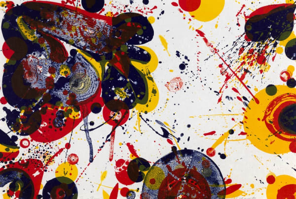 Sam Francis, Untitled, 1964 Lithograph