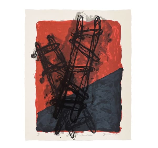 Basil Beattie RA, Unparalleled, 2018 Screenprint