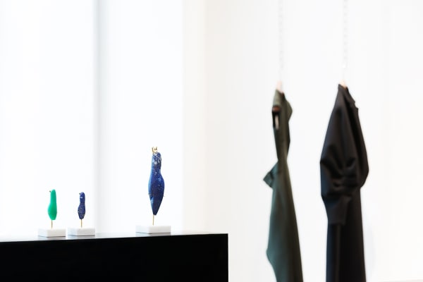 Emily Young jewellery on display at Victoria Beckham, Dover Street, London.