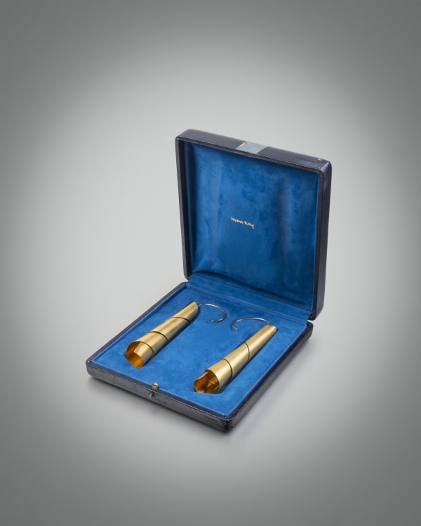 Man Ray Earrings, c. 1970