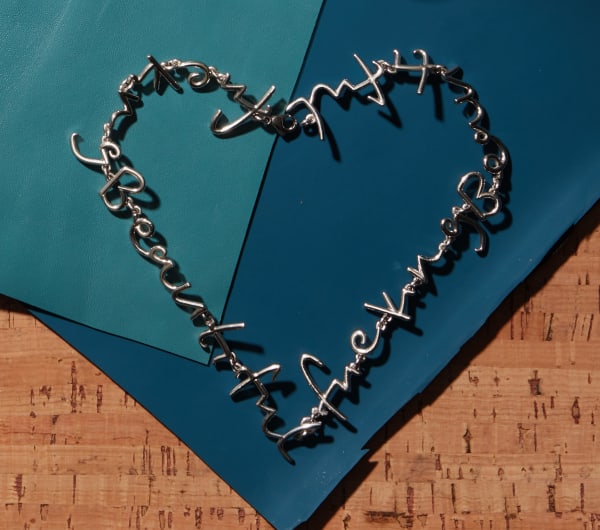 Tim Noble and Sue Webster - Fucking Beautiful Necklace RG Large, 2014