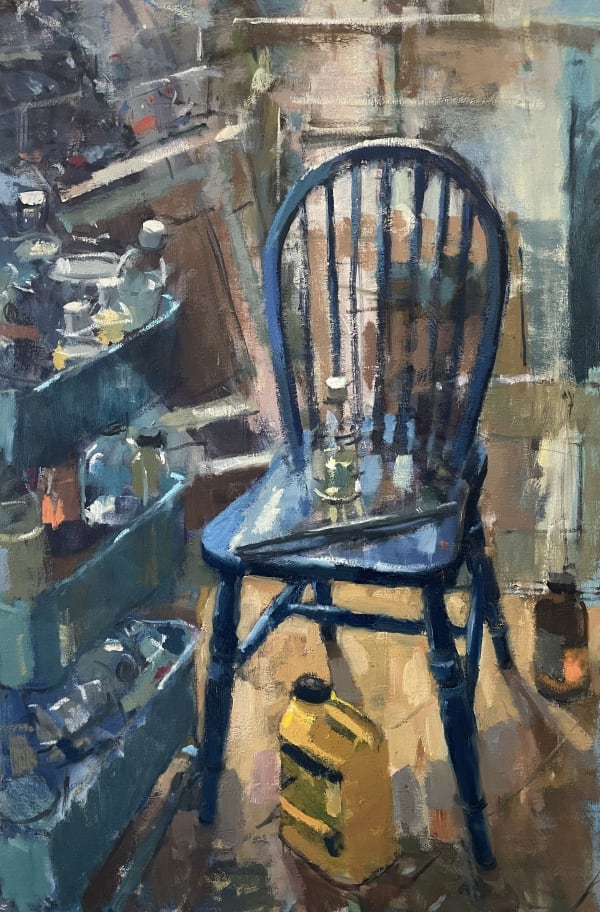 Artists chair painting