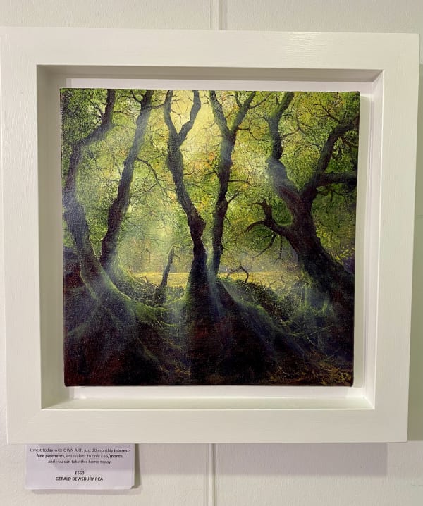 Welsh woodland painting
