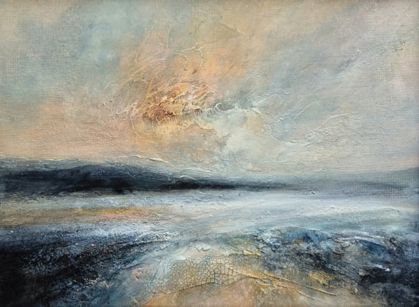 Welsh seascape painting