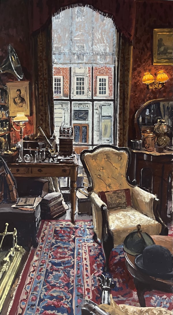 221b baker st painting