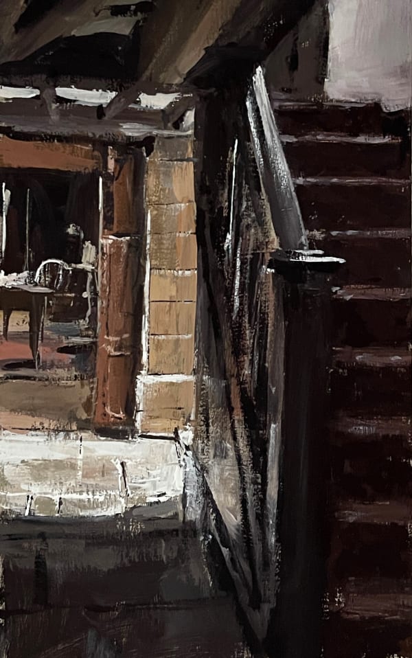 Nantclwyd y Dre. Staircase and doorway