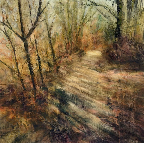 Welsh woodland painting
