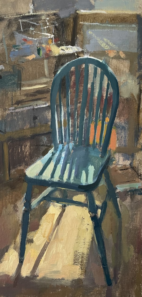 Nia MacKeown ROI - Morning Sun in the studio, 2024