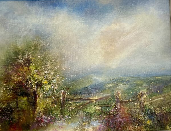 Welsh landscape painting