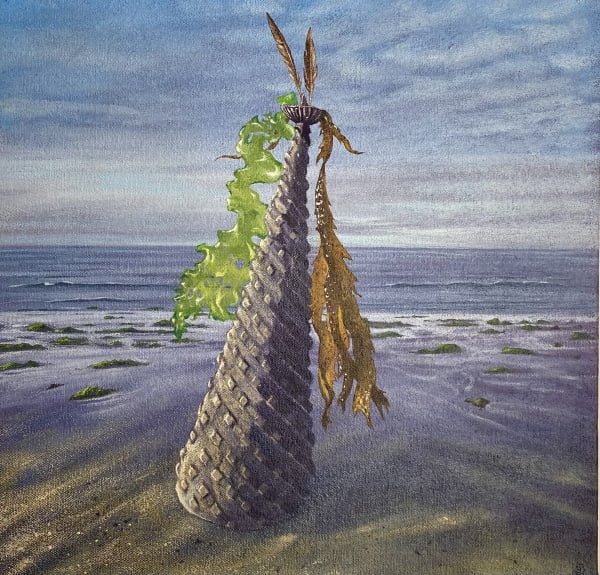 Kim Dewsbury - Llanbedrog Beach Hat, 2024