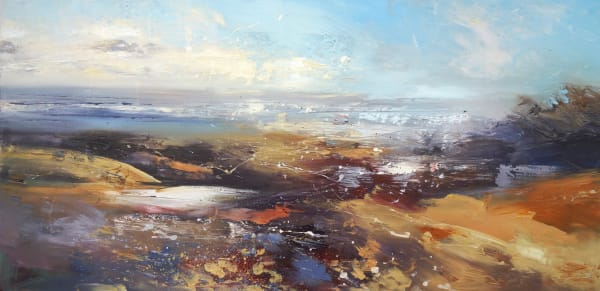 Welsh seascape painting