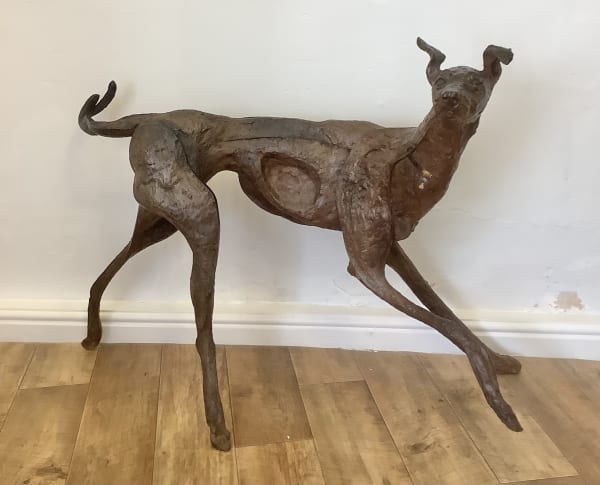 Dog sculpture