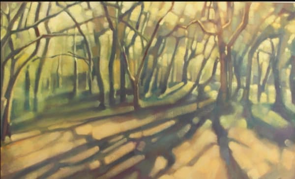 Welsh woodland painting