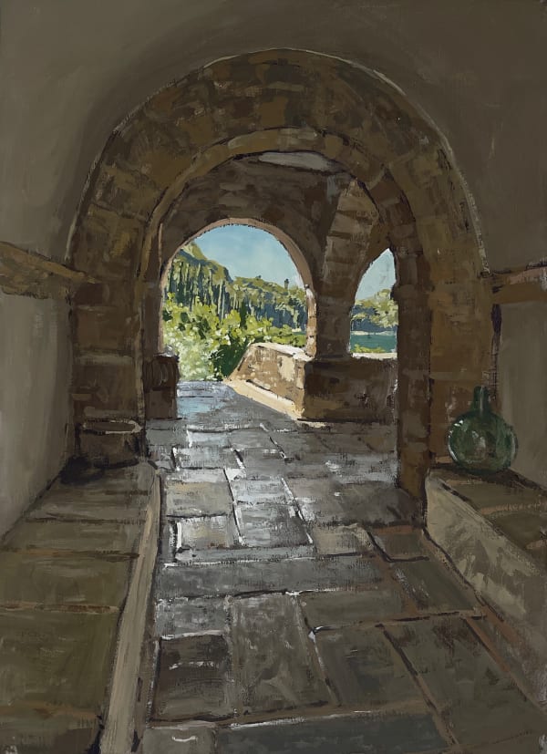 Leigh fermors villa painting