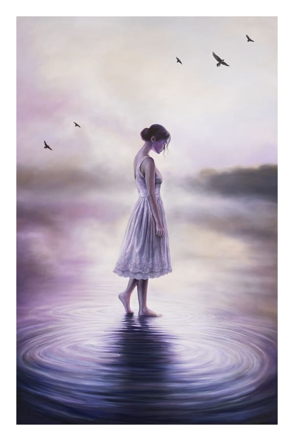 Kelly Furr, Violet Dusk Print, 2024