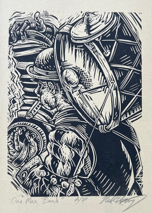 Neal Harrington, "One man band."