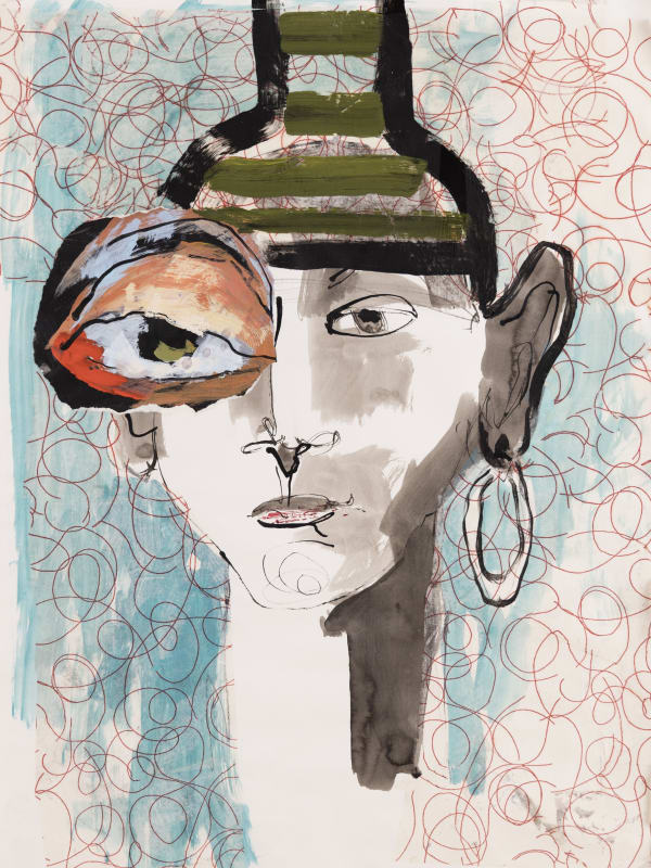 Cindy J. Holmes, Rail Pass to Paris, TX (print), 2022