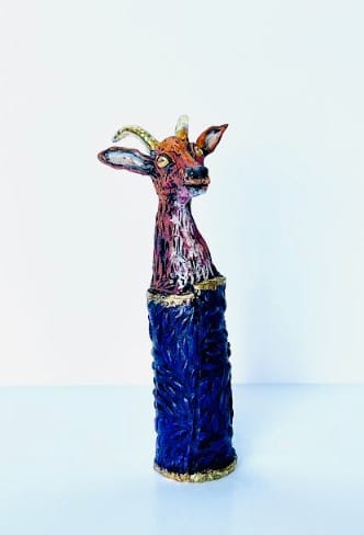 Julie Latayan, Wrapped Goat, 2024