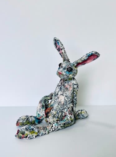 Julie Latayan, Rabbit with Carrot, 2024