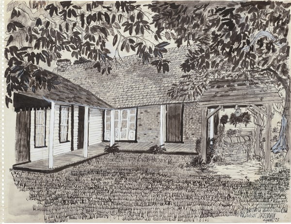 Kuimeaux, Shoppach House, Benton, Arkansas (print), 1973