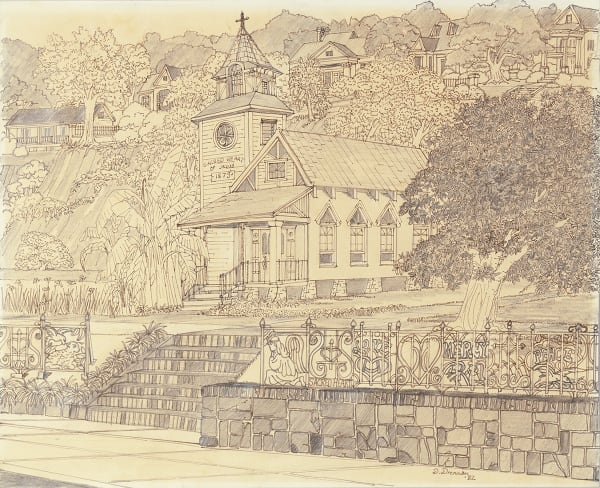 Kuimeaux, Sacred Heart of Jesus Church (print), 1982