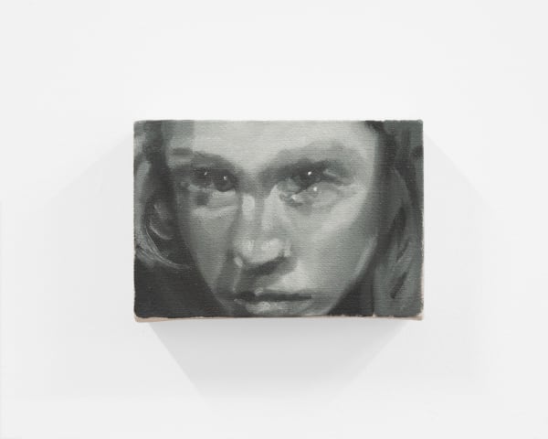 Pretending, 2023 Oil on canvas 4 x 6 in. 10.16 x 15.24 cm.