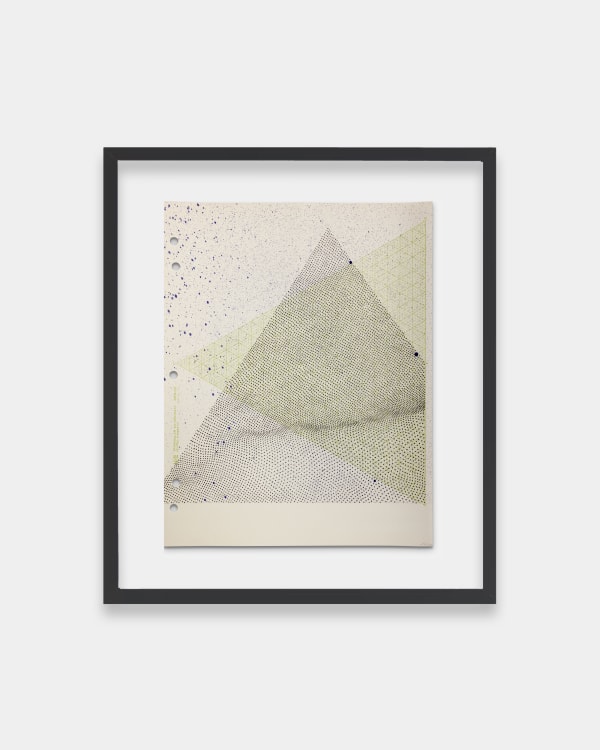 linn meyers Untitled, 2020 Ink on graph paper 11 x 8.5 in 27.94 x 21.59 cm LM.24.07