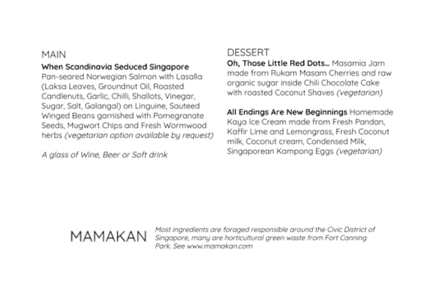 The Performance Theatre By Mamakan Menu Cards 10X15 Cm 1