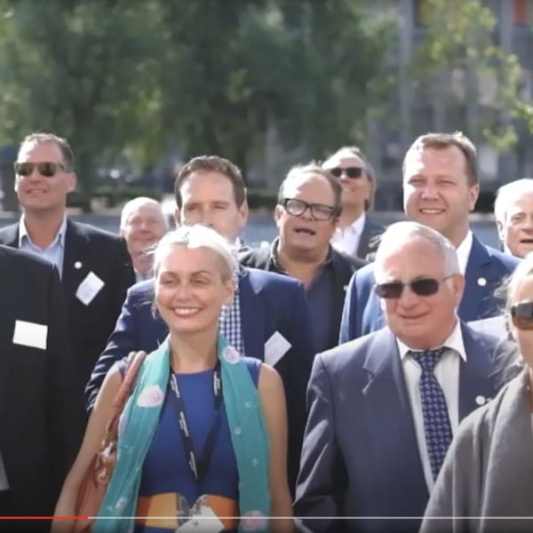 Mette Kristine Oustrup with fellow Goodwill Ambassadors