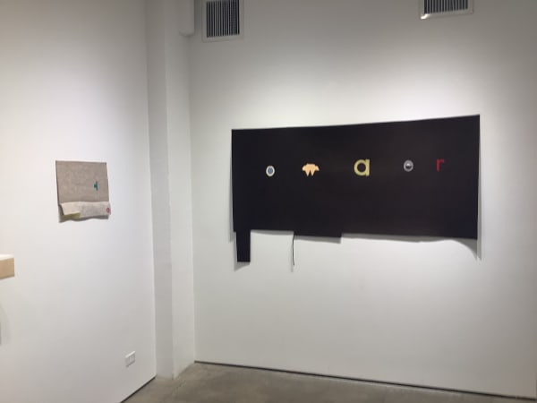 Installation shot of group exhibition "Rough and Ready"