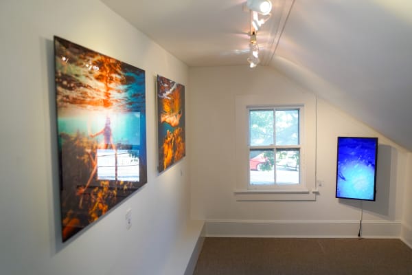 Installation views from RE-MERGE curated by Heidi Lee Komaromi