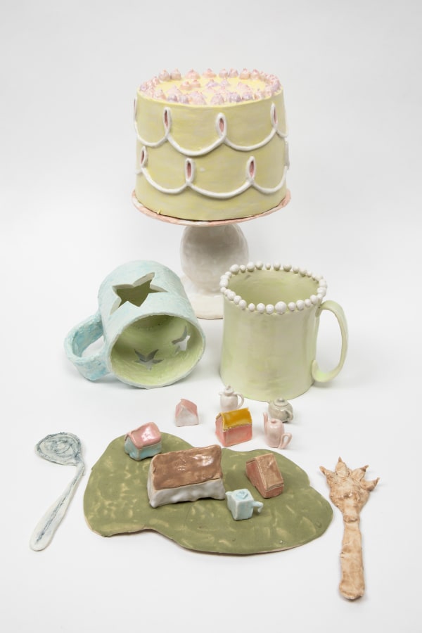 Group of ceramic work by Monica Banks