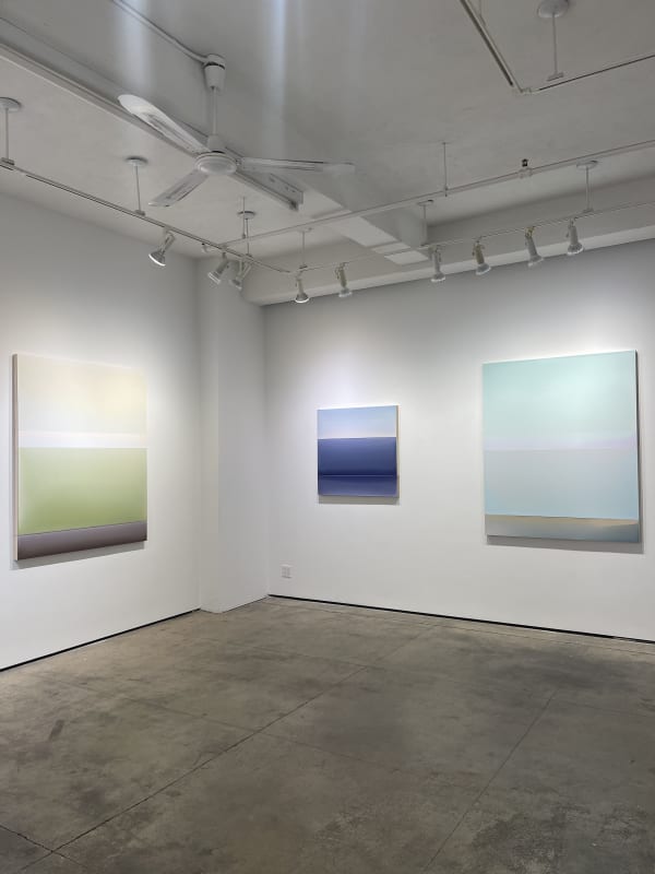 Picture of exhibition by Susan English titled "Light to Light",  October 27 to December 3rd, 2022