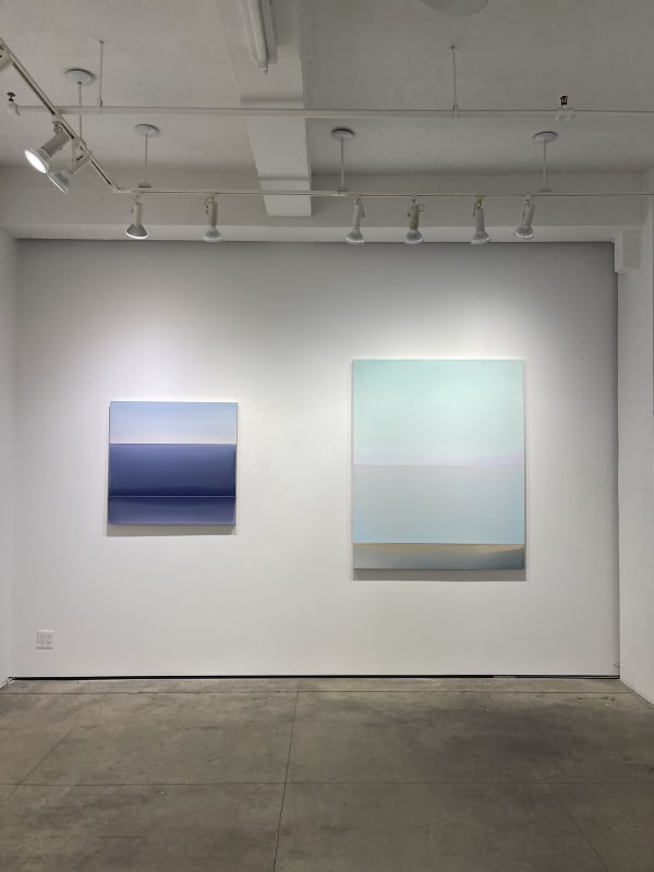 Picture of exhibition by Susan English titled "Light to Light",  October 27 to December 3rd, 2022