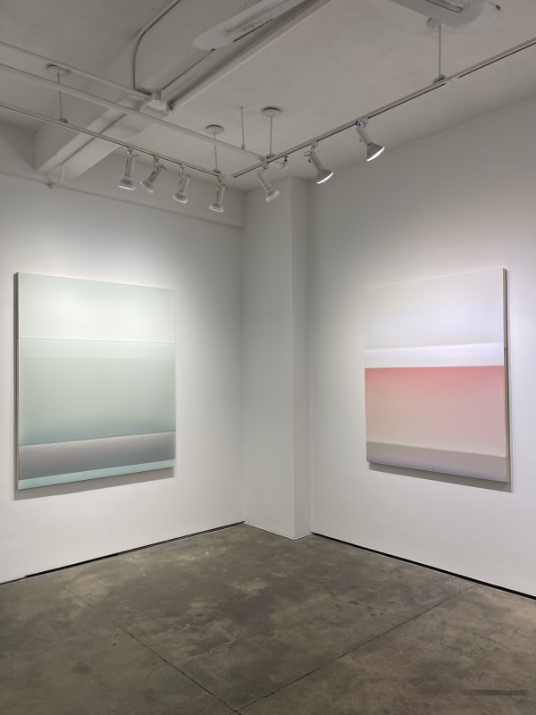 Picture of exhibition by Susan English titled "Light to Light",  October 27 to December 3rd, 2022