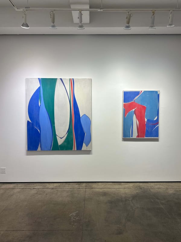 Installation shots of Joanne Freeman's exhibition "New York Conversations" January 5th to February 11th 2023