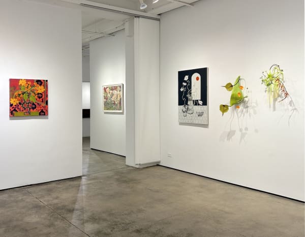 Installation views of an exhibition