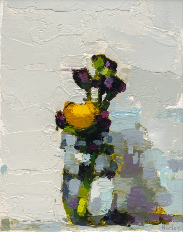 7 3/4 by 6 1/8 oil on prepared panel by Stanley Bielen