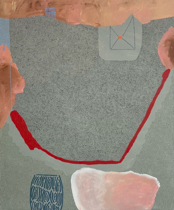 abstract piece of contemporary art 