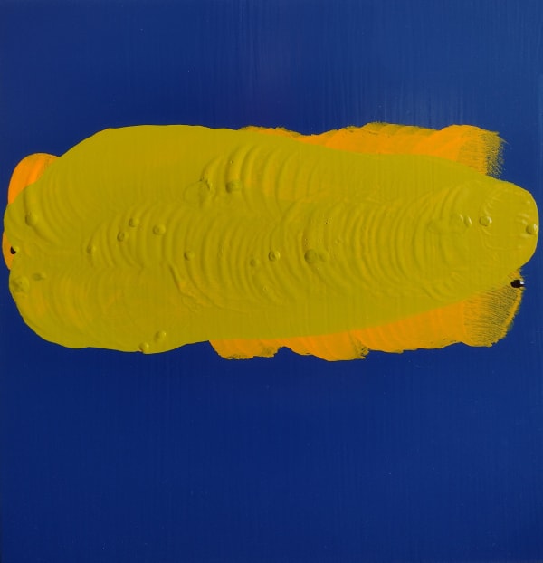 Abstract painting by Laura Bidwa titled, "Artist Talk 15."