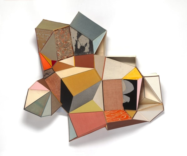 Abstract wall sculpture by Conny Goelz Schmitt.